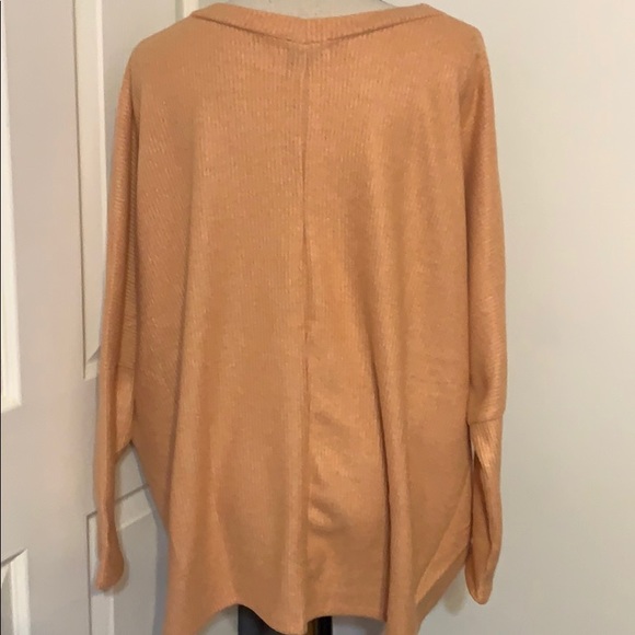 Cherish Sherbert Brushed Oversize Ribbed Knit Top - Picture 4 of 8